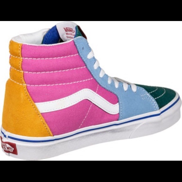 vans sk8 hi color block